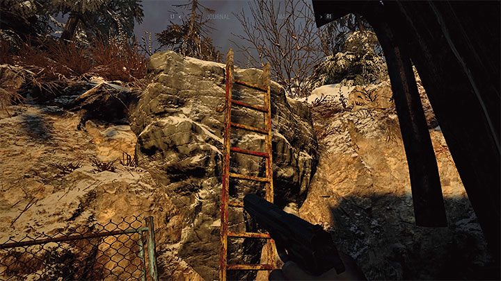 The first item to put inside the necklace can be found after you return from the Reservoir at the earliest, as a Crank is required to reach it - Resident Evil Village: Necklace with Two Holes - how to complete? - Puzzle solutions - Resident Evil Village Guide