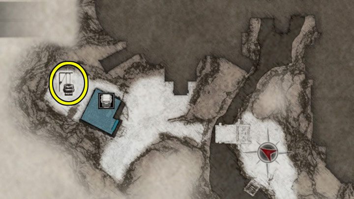 By lowering the bridge, you will reach the boat - Resident Evil Village: Necklace with Two Holes - how to complete? - Puzzle solutions - Resident Evil Village Guide