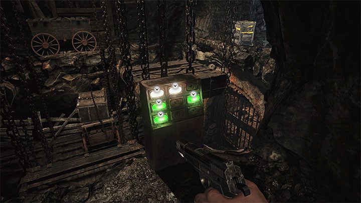 There is a small and simple puzzle to solve in the basement - Resident Evil Village: Necklace with Two Holes - how to complete? - Puzzle solutions - Resident Evil Village Guide