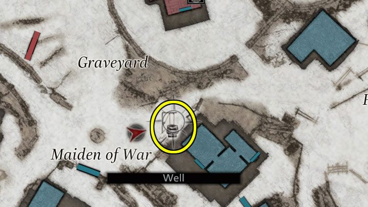 The second component Wooden Animal (Head) is in the village's well presented in the picture - Resident Evil Village: Repairer - trophy/achievement, how to get it? - Appendix - Resident Evil Village Guide