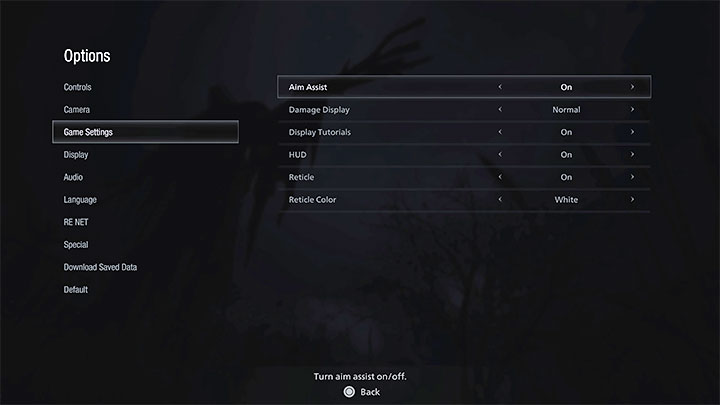 As for other graphical settings, Resident Evil Village allows you to, among other things, turn off the HUD (for better immersion), change the damage indicators, or enable crosshair for firearms and change its color - Resident Evil Village: System requirements - Appendix - Resident Evil Village Guide