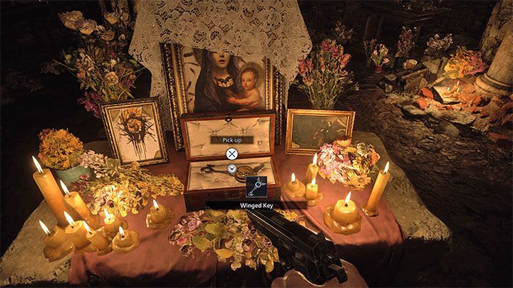 The cave has a very linear structure - Resident Evil Village: Reaching the Altar - walkthrough - Village - 2nd visit - Resident Evil Village Guide