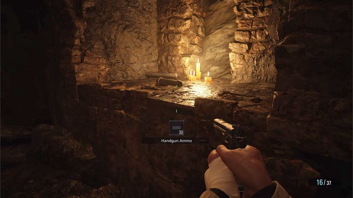 An important note is that there are numerous alcoves and crates to destroy in different parts of the cave that have loot - Resident Evil Village: Fighting Urias, returning to the village - walkthrough - Stronghold - Resident Evil Village Guide