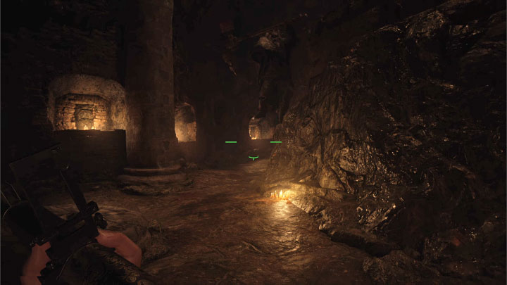 A very dangerous attack is a long jump combined with a hammer strike to the ground - Resident Evil Village: Fighting Urias, returning to the village - walkthrough - Stronghold - Resident Evil Village Guide