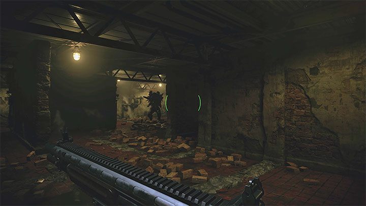 Enter the larger room that is adjacent to the one described above - Resident Evil Village: Defeating Prototype Sturm and Heisenberg - walkthrough - Factory - Resident Evil Village Guide