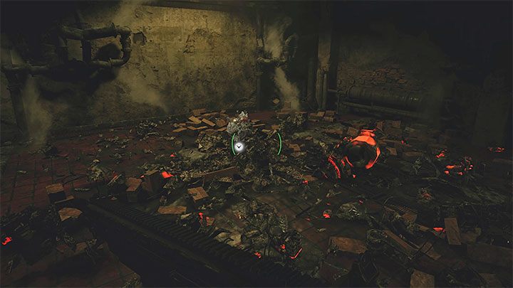 Keep repeating the steps described above - there's no need to rush - Resident Evil Village: Defeating Prototype Sturm and Heisenberg - walkthrough - Factory - Resident Evil Village Guide