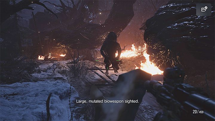 Later, expect to encounter the Varcolac beasts, which are the large werewolves - Resident Evil Village: Burning Village - walkthrough - Final - Resident Evil Village Guide