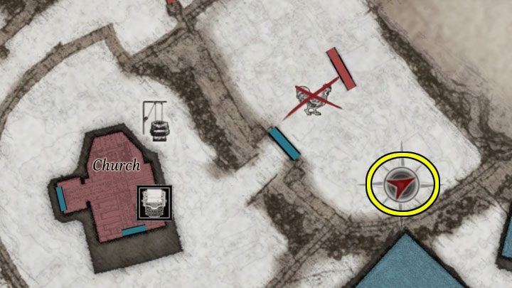 8/20 The goat is in the higher part of the cemetery, east of the church - Resident Evil Village: Goats of Warding - descriptions, full list - Secrets & Collectibles - Resident Evil Village Guide