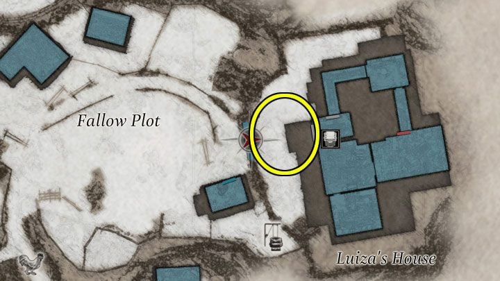 The earliest you can try to find Luiza's Necklace is after returning to the village from Castle Dimitrescu - Resident Evil Village: Luizas Necklace Puzzle - Puzzle solutions - Resident Evil Village Guide