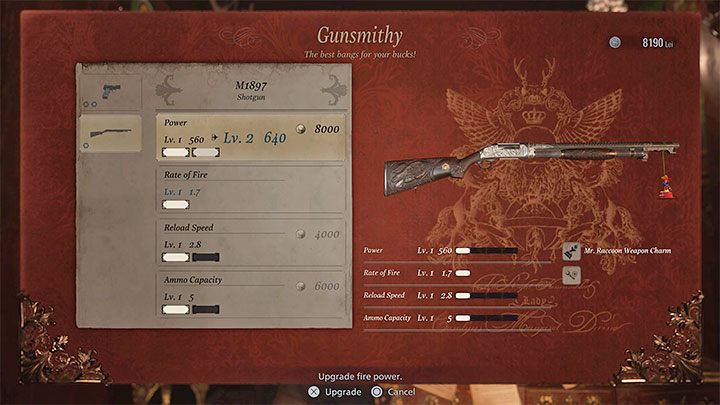 We have compiled all available guns in a separate section - Weapons - Resident Evil Village: Combat and stealth - Basics - Resident Evil Village Guide