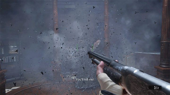 Pull the lever when the vampire is standing in the middle area, as this will open the glass roof, through which icy air will begin to enter the library - Resident Evil Village: 3 vampire daughter - boss, how to defeat? - Bosses - Resident Evil Village Guide