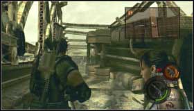 Stairs (BSAA Emblem 5) will lead you to the ditches - Storage Facility - Walkthrough - Resident Evil 5 - Game Guide and Walkthrough