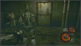 Run left to the dead end - Storage Facility - Walkthrough - Resident Evil 5 - Game Guide and Walkthrough
