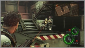 When he dies, collect A Keycard which he dropped and go upstairs - Ship Deck - Walkthrough - Resident Evil 5 - Game Guide and Walkthrough