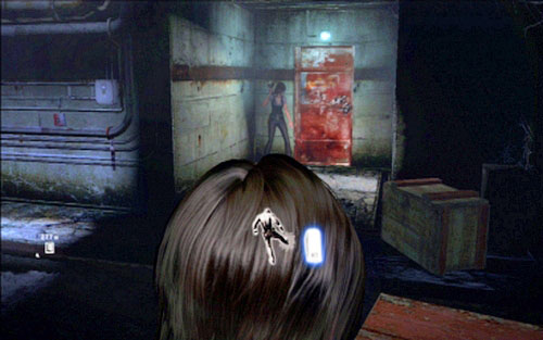 Keep going through the sewers until you get to the ruined red door - Chapter 1 - The Subway Tunnels | Leons campaign - Leons campaign - Resident Evil 6 Game Guide