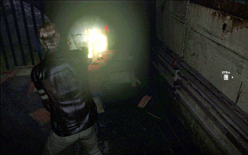 Before you open it, destroy nearby crates (RT) and pick up items hidden inside - Chapter 1 - The Subway Tunnels | Leons campaign - Leons campaign - Resident Evil 6 Game Guide