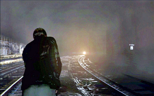 After a moment a train will appear on the right track - avoid it - Chapter 1 - The Subway Tunnels | Leons campaign - Leons campaign - Resident Evil 6 Game Guide