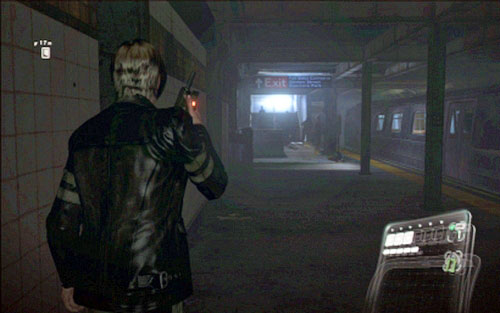 Once shes dead, run forwards killing enemies along your way - Chapter 1 - The Subway Tunnels | Leons campaign - Leons campaign - Resident Evil 6 Game Guide