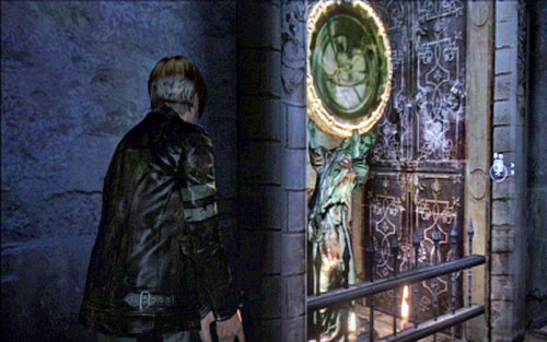 Use the same method to deactivate other statues, moving all the time across laser, to not being hit - Chapter 2 - The Cathedral | Leons campaign - Leons campaign - Resident Evil 6 Game Guide