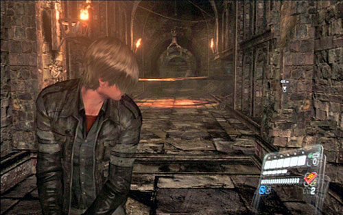 At some points your way will be blocked by blades sticking out from walls - Chapter 3 - The Catacombs | Leons campaign - Leons campaign - Resident Evil 6 Game Guide