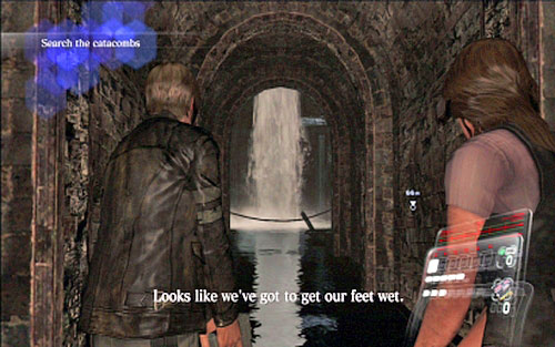 When all creatures are dead and the gate is unlocked, pick up all items and go through the gate - Chapter 3 - The Catacombs | Leons campaign - Leons campaign - Resident Evil 6 Game Guide