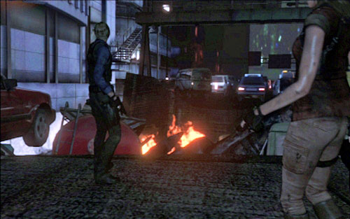 When the last creature is dead, a further passage will unlock - Chapter 5 - The City | Leons campaign - Leons campaign - Resident Evil 6 Game Guide