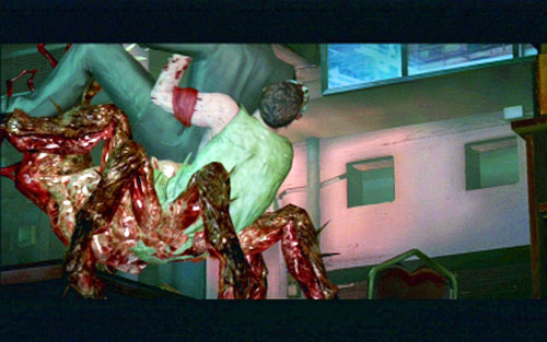 In the next room youll be attacked by creatures looking like spiders - Chapter 1 - Rescue the Hostages | Chriss campaign - Chriss campaign - Resident Evil 6 Game Guide