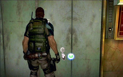 After rescuing a second civilian go down the stairs two floors below - Chapter 1 - Rescue the Hostages | Chriss campaign - Chriss campaign - Resident Evil 6 Game Guide