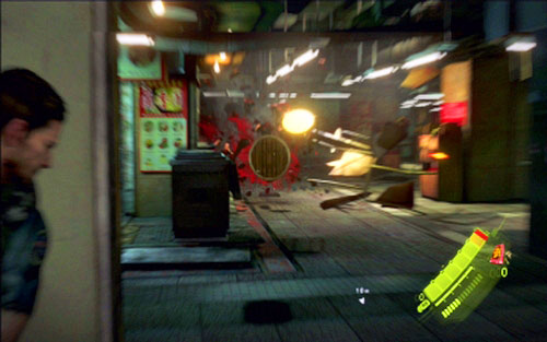 Once he is dead, open the nearby door and get rid of zombies using your grenades - Chapter 1 - Rescue the Hostages | Chriss campaign - Chriss campaign - Resident Evil 6 Game Guide