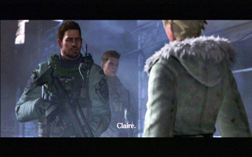 When your companion finally gets to the destination, wait until he plants the explosives and take cover at his place - Chapter 2 - The Bridge | Chriss campaign - Chriss campaign - Resident Evil 6 Game Guide