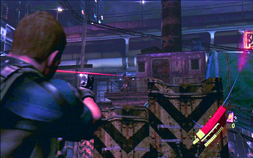 After the fight youll get to the marina, where youll become a target of several snipers - Chapter 3 - The Harbor | Chriss campaign - Chriss campaign - Resident Evil 6 Game Guide