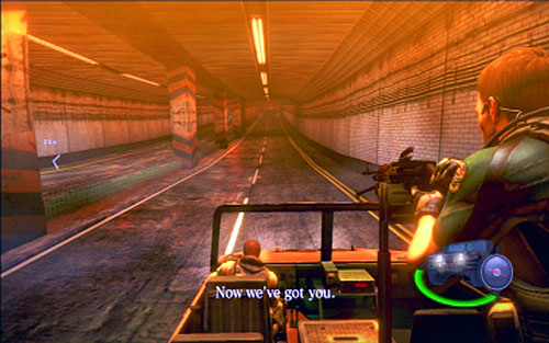 At the beginning Piers drives - Chapter 3 - The Secret Lab | Chriss campaign - Chriss campaign - Resident Evil 6 Game Guide