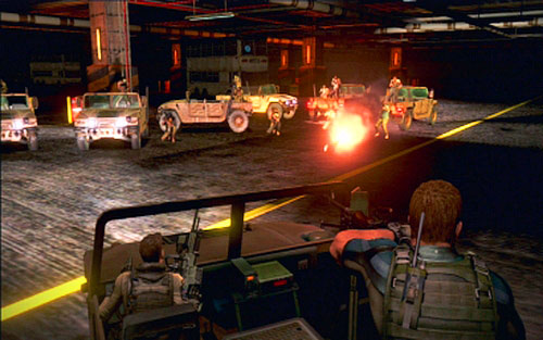 The chase looks pretty the same all the time, except for a brief change in the underground parking lot - Chapter 3 - The Secret Lab | Chriss campaign - Chriss campaign - Resident Evil 6 Game Guide