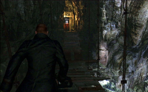 A further way leads through the primitive bridge - Chapter 1 - The Mountain Path | Jakes campaign - Jakes campaign - Resident Evil 6 Game Guide