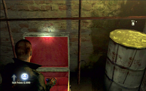 But before you do it, open the nearby crate and collect skill points hidden inside - Chapter 1 - Encountering Ustanak | Jakes campaign - Jakes campaign - Resident Evil 6 Game Guide