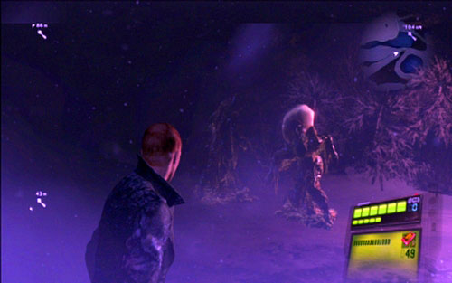 Once you reach two cocoons with mutants quickly kill enemies and go through the bridge on the right - Chapter 2 - Data Fragments | Jakes campaign - Jakes campaign - Resident Evil 6 Game Guide