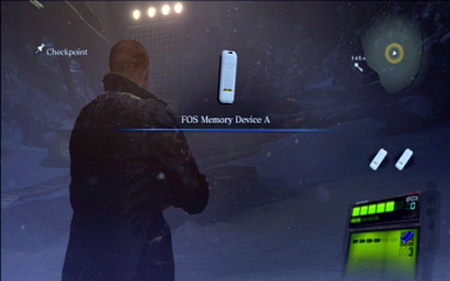 The third data fragment can be found on the top of the rock - climb it from the right side - Chapter 2 - Data Fragments | Jakes campaign - Jakes campaign - Resident Evil 6 Game Guide