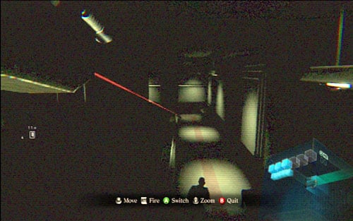 At the beginning, use the first and third camera to help your companion fighting enemies (RT) - Chapter 3 - The Laboratory | Jakes campaign - Jakes campaign - Resident Evil 6 Game Guide