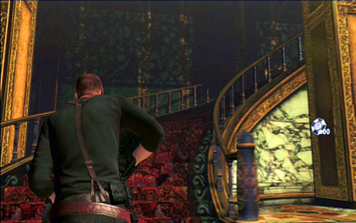 Throw them inside the machine and go up the stairs to the west - Chapter 3 - The Buddha Statue | Jakes campaign - Jakes campaign - Resident Evil 6 Game Guide