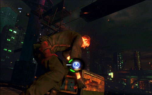 When the beast escapes, run towards the next raft - Chapter 4 - The City Rafting | Jakes campaign - Jakes campaign - Resident Evil 6 Game Guide