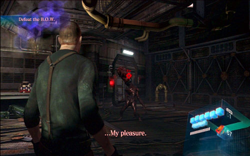 Your task is to kill a mutant in the room - Chapter 5 - Escaping The Prison | Jakes campaign - Jakes campaign - Resident Evil 6 Game Guide