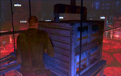 At the beginning turn around and escape to the left - Chapter 5 - The Final Fight With Ustanak | Jakes campaign - Jakes campaign - Resident Evil 6 Game Guide