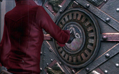 You can now use the zipline to get to the upper level, climb up the ladder outside and open the indicated tomb - Chapter 2 - Last Fragment of The Key | Adas campaign - Adas campaign - Resident Evil 6 Game Guide