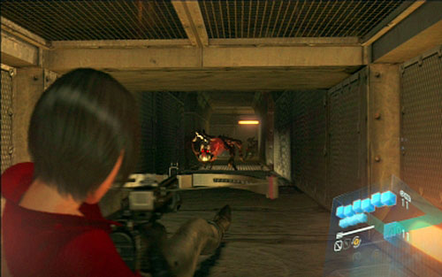 Youll find there a low tunnel - crawl through it - Chapter 4 - Searchlights | Adas campaign - Adas campaign - Resident Evil 6 Game Guide