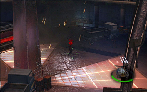 After that happens, shoot 3-4 explosive projectiles and keep shooting glands on his back - Chapter 5 - The Helicopter Flight | Adas campaign - Adas campaign - Resident Evil 6 Game Guide