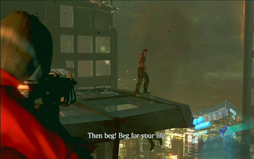 Shooting all the time from a long distance, youll lead to the point, when the opponent will start throwing Leon out of the building - Chapter 5 - The Final Fight | Adas campaign - Adas campaign - Resident Evil 6 Game Guide