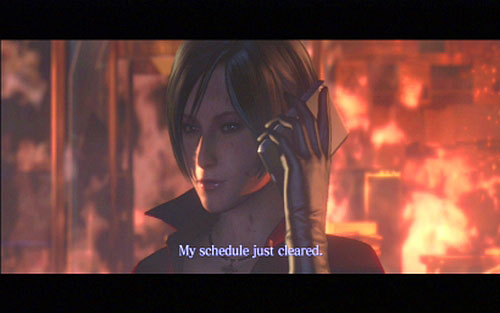 After the longer animation, keep moving forwards, thus ending the last campaign - Chapter 5 - The Final Fight | Adas campaign - Adas campaign - Resident Evil 6 Game Guide