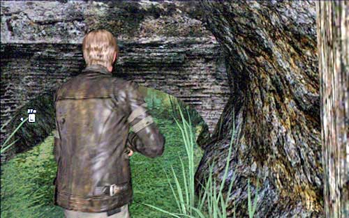 When you get to the underground cavern, crawl through two narrow passages and then look left - Chapter II | Emblems - Leon - Emblems - Leon - Resident Evil 6 Game Guide