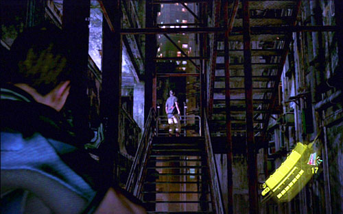 A bit further from the previous emblem youll encounter an enemy guarding the stairs - Chapter I | Emblems - Chris - Emblems - Chris - Resident Evil 6 Game Guide