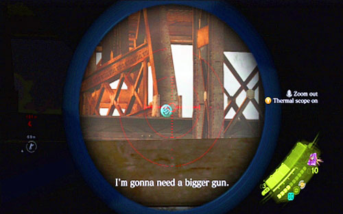 Emblem can be found high on the scaffolding on the right - Chapter II | Emblems - Chris - Emblems - Chris - Resident Evil 6 Game Guide